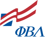 red and blue waving flag image and greek letters Phi Beta Lambda
